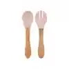 Mama Kaşığı ve Çatal Seti Pinky Pink