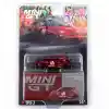 NessiWorld GT 1/64 LB-WOR x Abas Works ABARTH 595 Red - Blister Paket