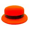 Neon Partisi Turuncu Renk Melon Plastik Parti Şapkası