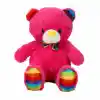 Oturan Kurdeleli Renkli Peluş Ayı 30 cm