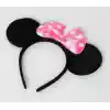 Pembe Fiyonklu Minnie Mouse Tacı Kulak NessiWorld