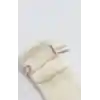 Penye Kaymaz Soket Çorap 2li 10144 Bej Ekru