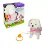PFT-B025 PELUŞ TASMALI YÜRÜYEN KÖPEK PEMBE -VRD