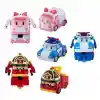 POLI ZR-915 Robocar Poli Quick Transforming Mini Rescue Deluxe Set