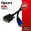 QPORT Q-HDV DVI 24+1 TO HDMI 1.5MT ÇEVİRİCİ KABLO
