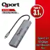 QPORT Q-TUC06 4 PORT TYPE-C TO TYPE-C ÇOKLAYICI