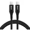 QPORT Q-TYPE-C1 1.5M TYPE-C 100W ŞARJ VE DATA KABLOSU