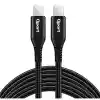QPORT Q-TYPE-C3 3M TYPE-C 100W ŞARJ VE DATA KABLOSU