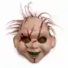 Saçlı Çaki Korku Maskesi – Gerçekçi Dikişli ve Detaylı Maske