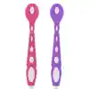 Silikon Mama Kaşığı 563 Pembe Mor