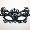Siyah Renk Dantel Kesim Dantel İşlemeli Balo Parti Maskesi 9 No