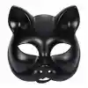 Siyah Renk Lüks Kedi Maskesi 12x13 cm NessiWorld