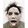 Siyah Saçlı Michael Myers Lateks Yüze Tam Yapışan Et Maske Korku Maskesi NessiWorld