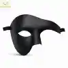 Siyah Yarım Erkek Maske – Phantom Parti & Balo Maskesi