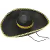 NessiWorld Sombrero Meksika Şapkası Mariachi Altın Şeritli Yetişkin Boy