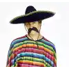 NessiWorld Sombrero Meksika Şapkası Mariachi Altın Şeritli Yetişkin Boy
