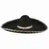 NessiWorld Sombrero Meksika Şapkası Mariachi Gümüş Şeritli Yetişkin Boy