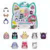 Squish-a-longs 8 Figür + Yüzük Set Seri 2 Asorti
