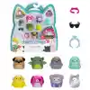 Squish-a-longs 8 Figür + Yüzük Set Seri 2 Asorti