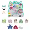 Squish-a-longs 8 Figür + Yüzük Set Seri 2 Asorti