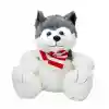 NessiWorld Oturan Husky Atkılı Peluş Köpek 30 cm