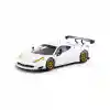 NessiWorld Works X iXO Models 1/64 Ferrari 458 Italia GT3 White