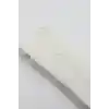 Tekli Zikzak Kabartma Penye Külotlu Çorap BS50108 Ekru