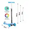 Torutoys Mavi Twist Işıklı Scooter