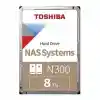 TOSHIBA N300 8TB 7200RPM 512MB SATA3 6Gbit/sn MN10ADA800S NAS HDD