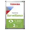 TOSHIBA S300 2TB 5400RPM 128MB SATA3 6Gbit/sn HDWT720UZSVA GÜVENLİK HDD
