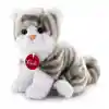 Brad Peluş Beyaz Gri Kedi 20 cm