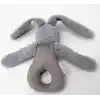  Tutmalı Peluş Mini Tavşan 842 Gri