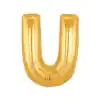 U Harf Folyo Balon Altın Renk  40 inç
