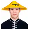 Uzak Doğu Asyalı Çin Japon Şapkası Sarı Renk