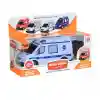 V001-2 V3 V004  Kumandalı Sesli Işıklı Polis Arabası-Jandarma-Ambulans-İtfaiye 1:18