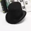 Yetişkinler İçin Siyah Renk Ringmaster Sihirbaz Şapkası Silindir Şapka