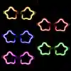 Yıldız Glow Gözlük - Yıldız Şekilli Glow Stick Gözlüğü - Glow Partisi Gözlük 12 Adet