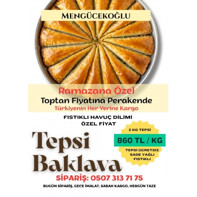 RAMAZANA ÖZEL FİYAT FISTIKLI HAVUÇ DİLİMİ