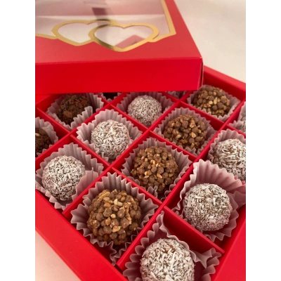 12li Trüf Çikolata Kutusu