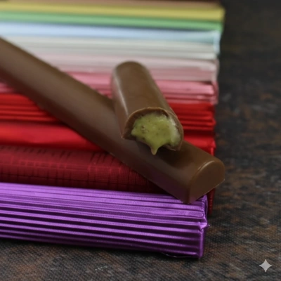 Özel Günler, Nişan, Düğün Stick Gofre Sargılı Çikolata