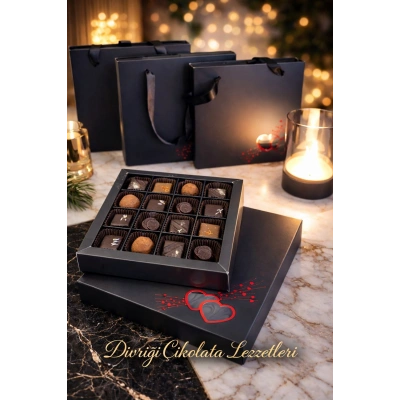 16lı Special ve Pralin Karışık Dolgulu Çikolata Özel Kutuda