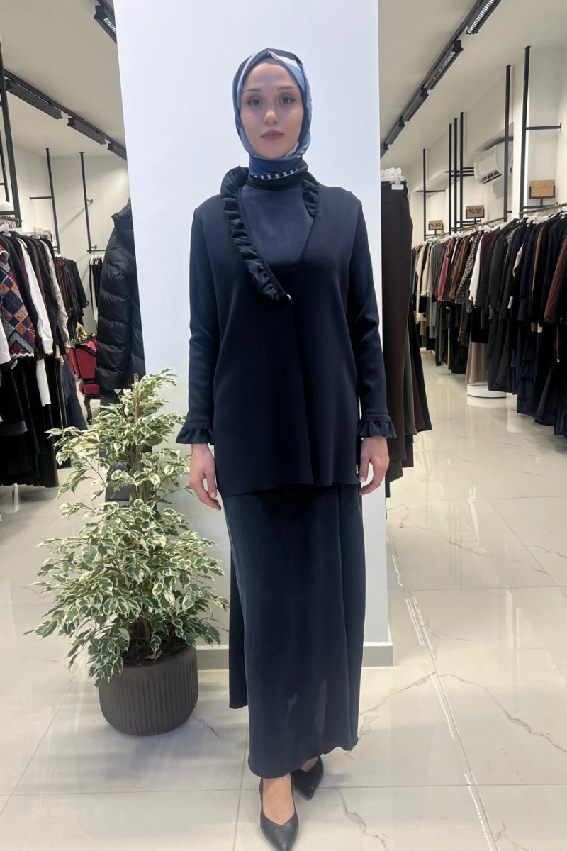 Kolsuz Cupro Tunik Takım T26Y-0006