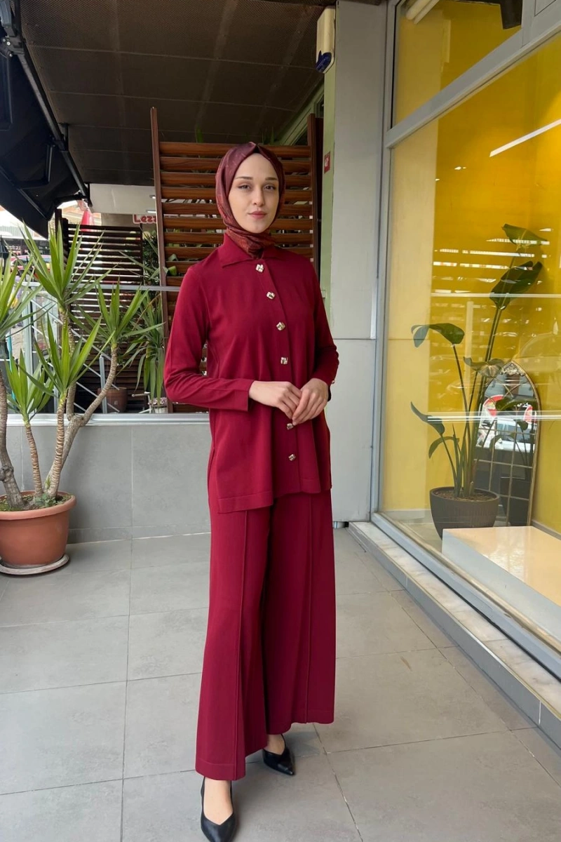 Düğmeli Şık Triko Ceket T26Y-8219