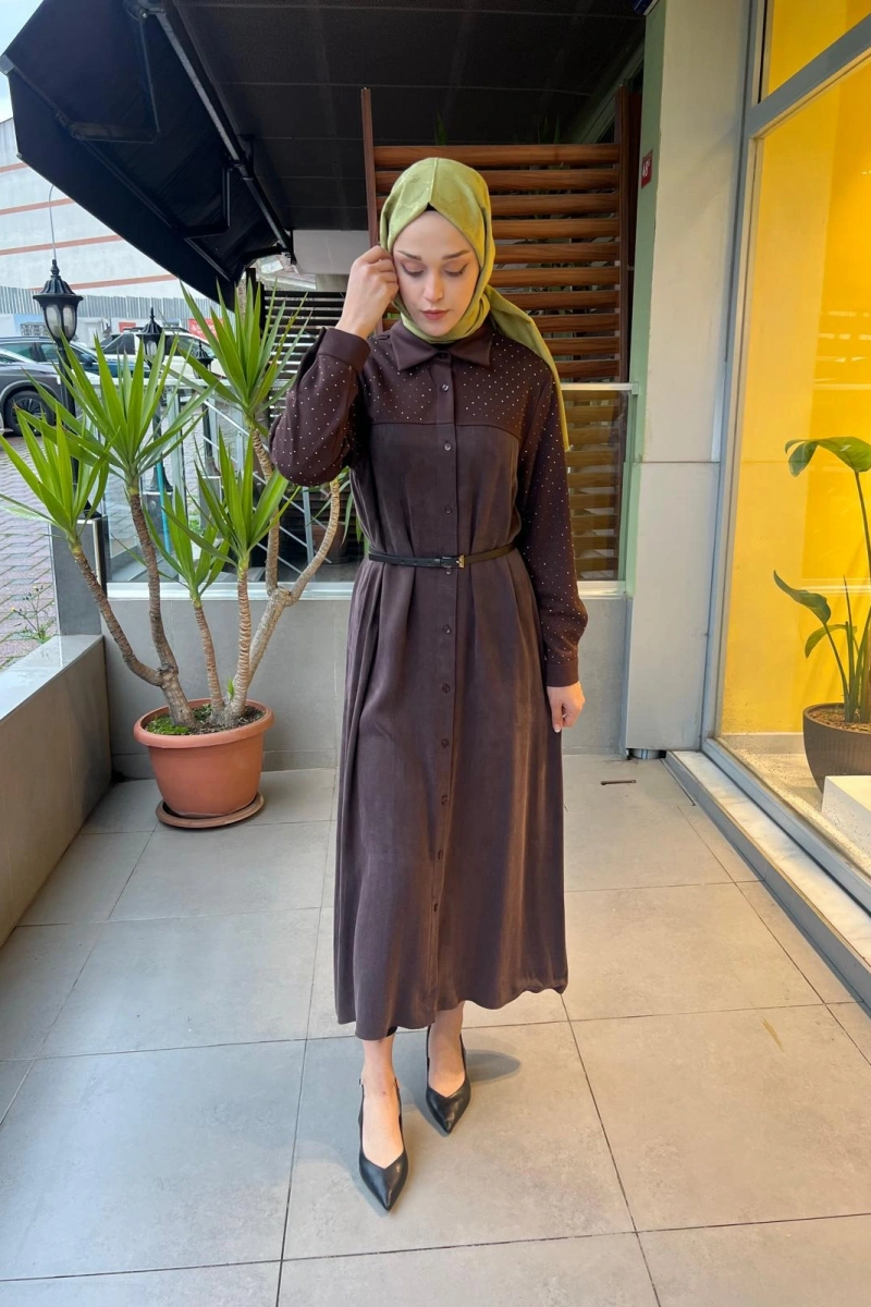 Taşlı Elbise 1004