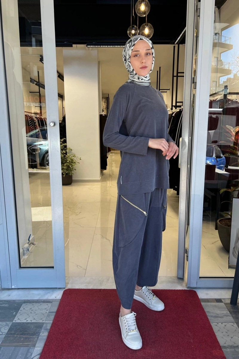 Fermuar Detaylı Tunik 26MY2144