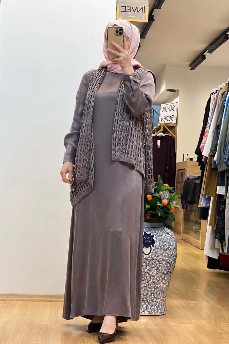 Almarwah Black Elbise 25Y-303834