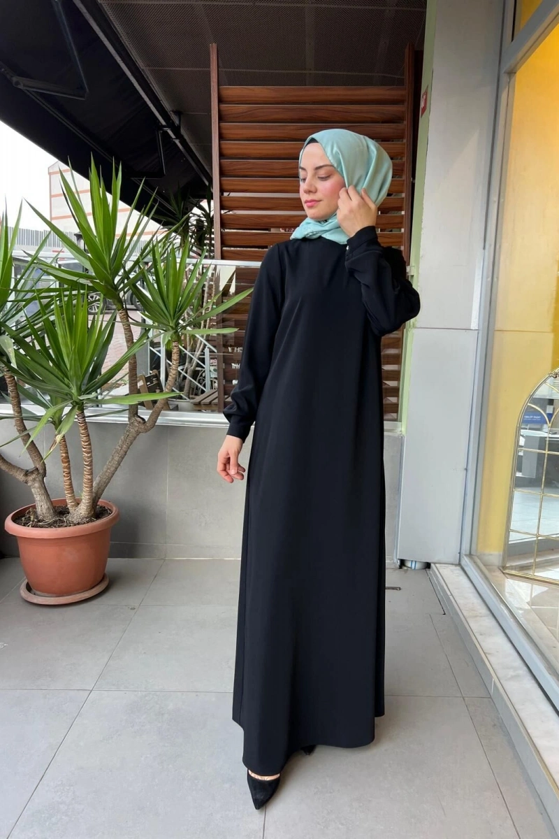 Almarwah Black Elbise T26K-90494