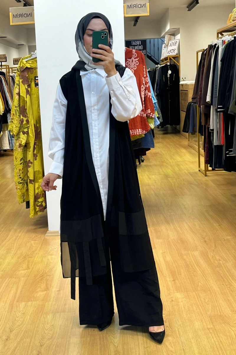 Almarwah Black Yelek T26K-404953