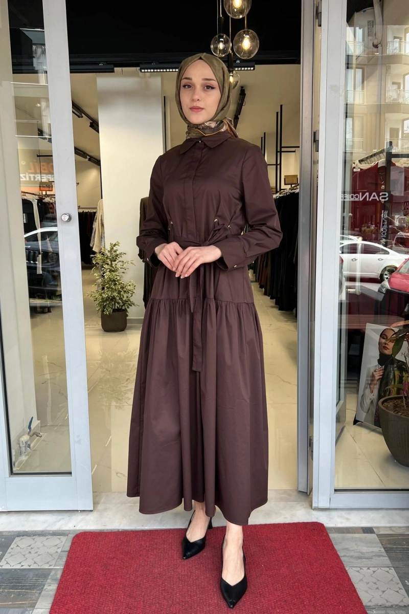 Bluva Premium Poplin Elbise TD-2100