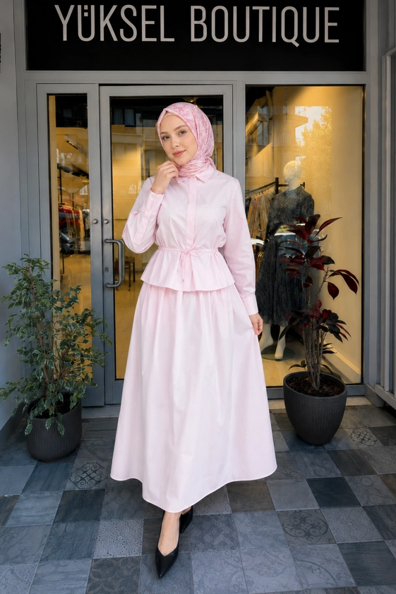 Dolce Koton Etek Gömlek Takım TD-4718